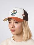 Бейсболка COASTAL арт. HFT Easy Lemon (рыжий / белый)
